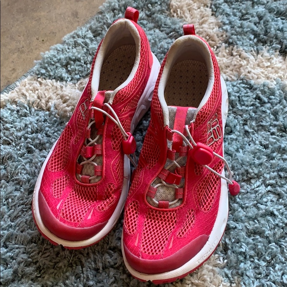 Gently worn sneakers